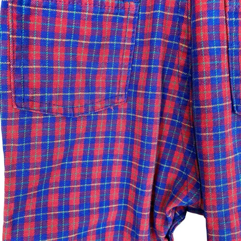 Oshkosh B'Gosh Babys 24 Months Vintage 90s Plaid Overalls Paper Tag Made in USA